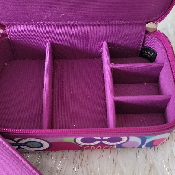 Coach Poppy Graffiti Travel Jeweley Accessory Case - Picture 3 of 12